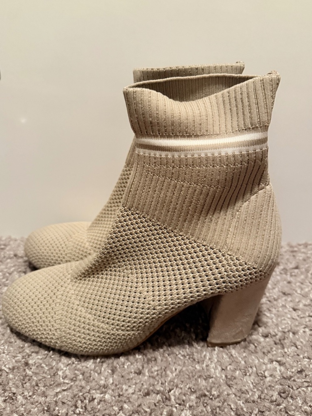 Knit Heeled Boots